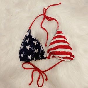 Flag bikini top